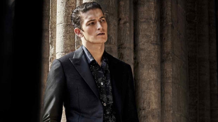 Oli Lacey Dons Elegant Tuxedos for How to Spend It