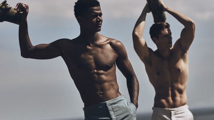 O’Shea Robertson & Edward Wilding Take to the Beach in Orlebar Brown