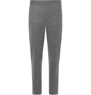 Polo Ralph Lauren - Slim-Fit Tapered Wool-Flannel Trousers - Men - Gray Polo Ralph Lauren - Slim-Fit Tapered Wool-Flannel Trousers - Men - Gray
