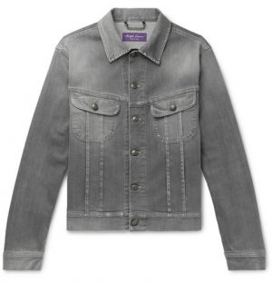 Ralph Lauren Purple Label - Stretch-Denim Trucker Jacket - Men - Gray Ralph Lauren Purple Label - Stretch-Denim Trucker Jacket - Men - Gray