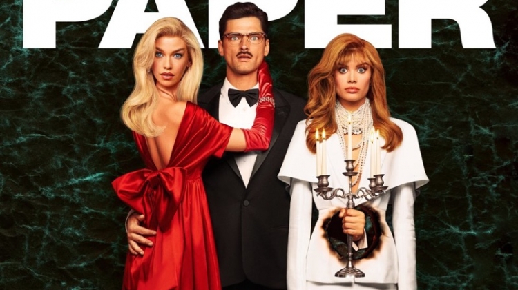 Sean O'Pry Stars in 'Death Becomes Her' Editorial for Paper