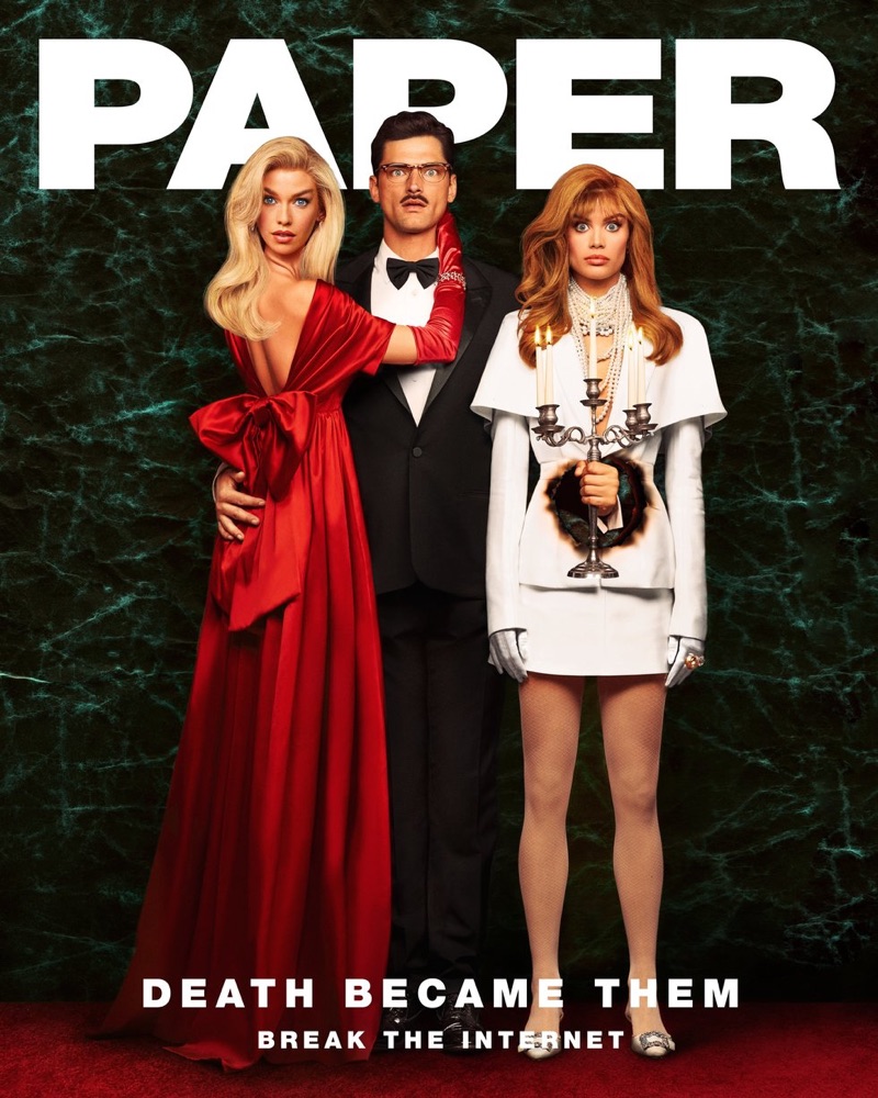 Sean O'Pry Stars in 'Death Becomes Her' Editorial for Paper
