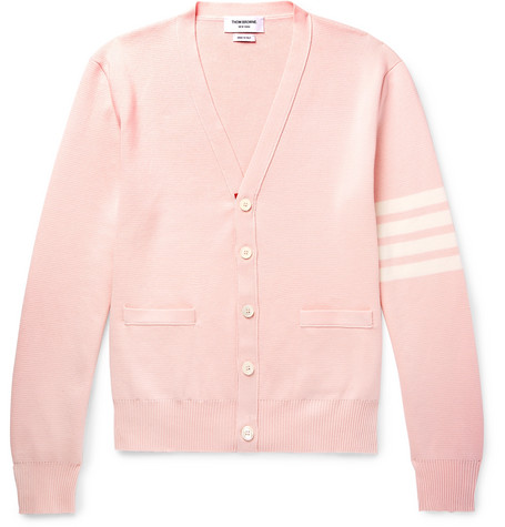 pink thom browne sweatsuit