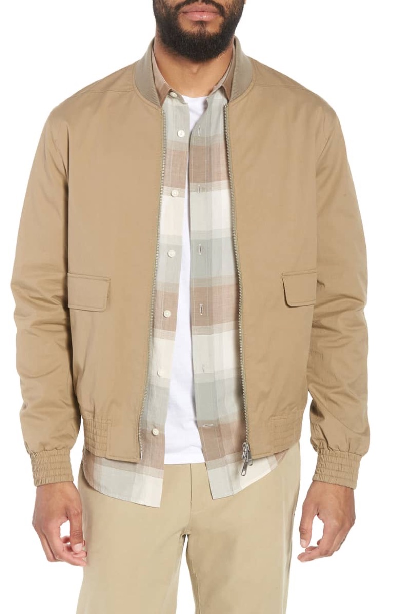 Vince Regular Fit Bomber Jacket