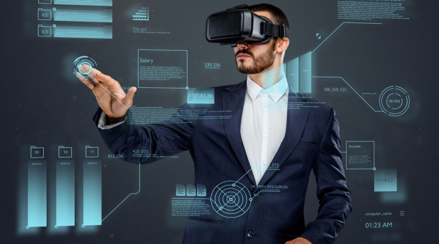 The Amazing Uses of VR Virtual Reality Picture - Man in Suit Wearing Glasses