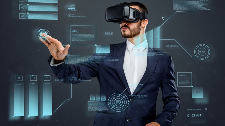 Virtual Reality Picture - Man in Suit Wearing Glasses