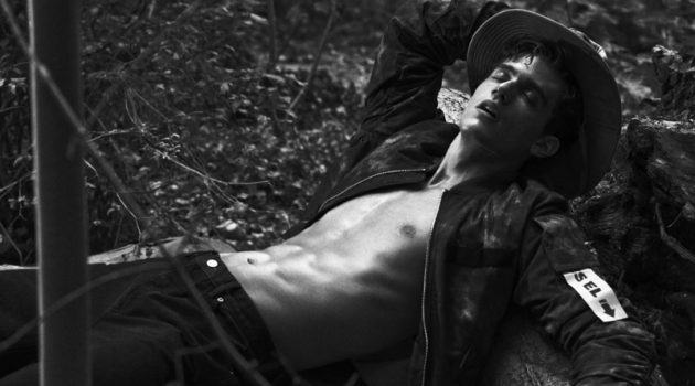 Xavier Serrano Covers L'Officiel Hommes Poland, Stars in Cheeky Story
