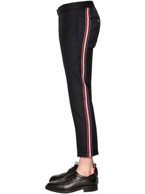 17cm Skinny Side Band Wool Twill Pants 17cm Skinny Side Band Wool Twill Pants