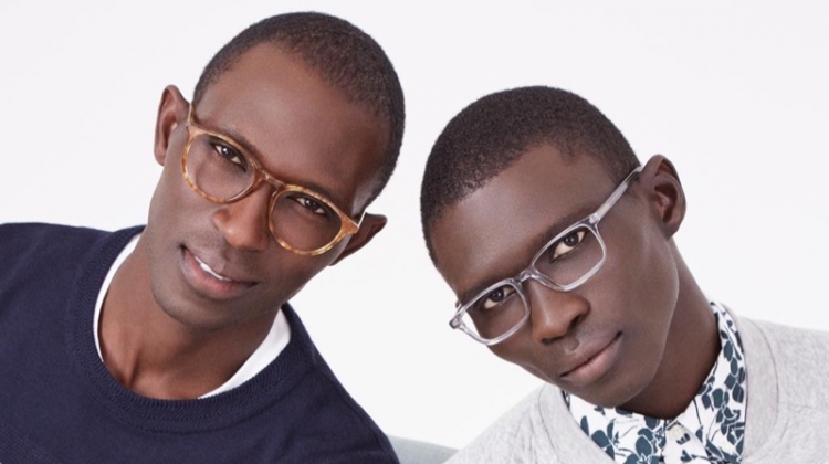 Brothers Armando and Fernando Cabral don Warby Parker glasses. Pictured left, Armando wears Butler glasses. Right: Fernando sports Wilkie glasses.