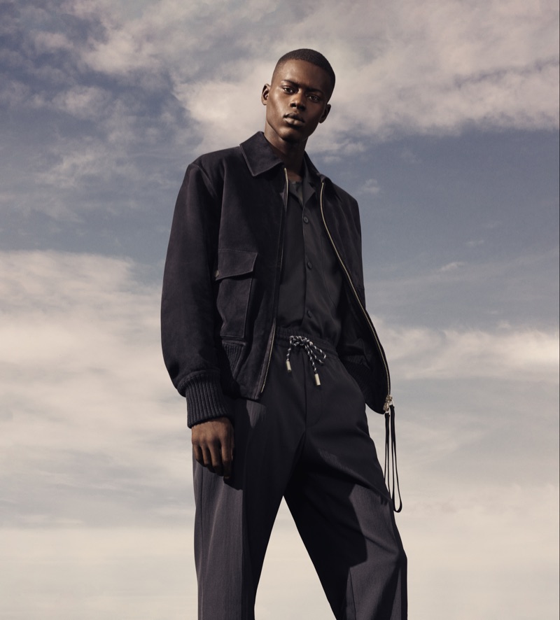 Alpha Dia fronts BOSS' spring-summer 2019 men's campaign.