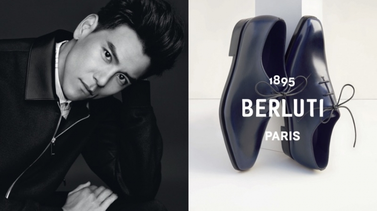 Eddie Peng stars in Berluti's spring-summer 2019 campaign.