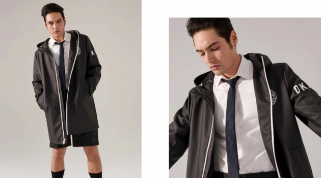 Levi Dylan Rocks Contemporary Style from DKNY Spring '19 Collection Levi Dylan stars in DKNY's spring-summer 2019 men's lookbook.