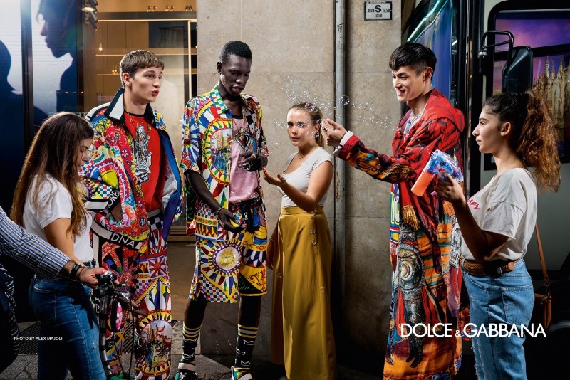 Alex Majoli photographs Ivan Sudati and Thiam for Dolce & Gabbana's spring-summer 2019 campaign.