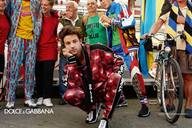Cameron Dallas reunites with Dolce & Gabbana for its spring-summer 2019 campaign.