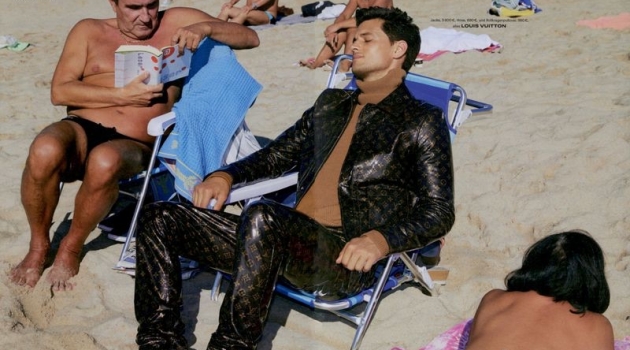 Garrett Neff Hits the Beach with GQ Germany Garrett Neff stars in a new editorial for the pages of GQ Germany.