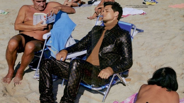 Garrett Neff Hits the Beach with GQ Germany