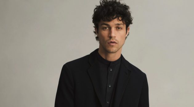 A Fine Line: Miles McMillan Dons Giorgio Armani for Barneys A Fine Line: Miles McMillan Dons Giorgio Armani for Barneys