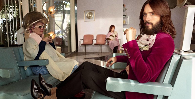 Jared Leto fronts the Gucci Guilty fragrance campaign.