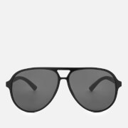 Gucci Men's Aviator Style Sunglasses - Black Gucci Men's Aviator Style Sunglasses - Black