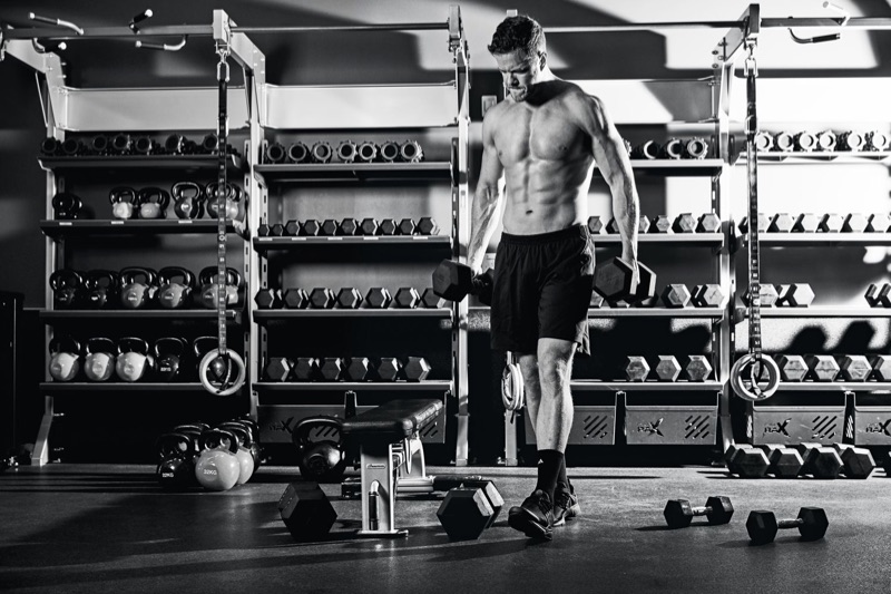 Going shirtless, Dan Reynolds stars in a photo shoot for Men's Health.