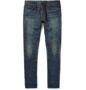 John Elliott - The Cast 2 Skinny-Fit Distressed Stretch-Denim Jeans - Men - Blue John Elliott - The Cast 2 Skinny-Fit Distressed Stretch-Denim Jeans - Men - Blue