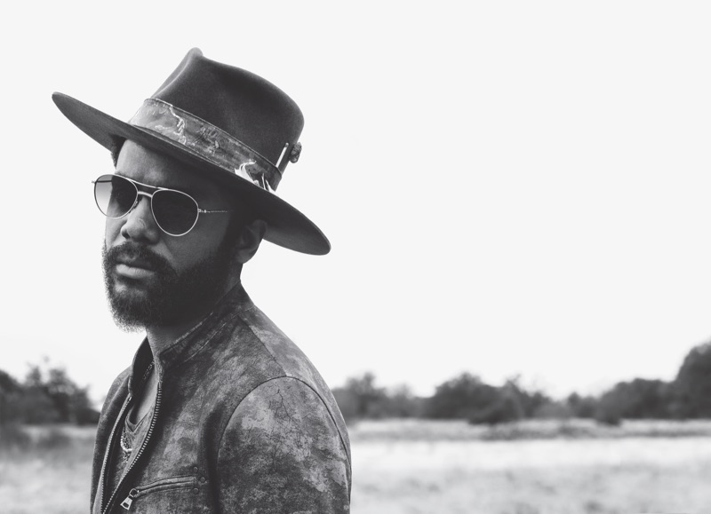 A cool vision, Gary Clark Jr. appears in John Varvatos' spring-summer 2019 campaign.