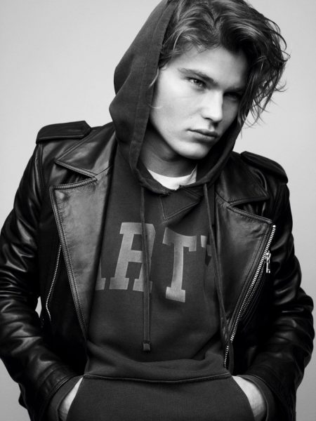 Jordan Barrett Zadig Voltaire Spring Summer 2019 Mens Campaign 004