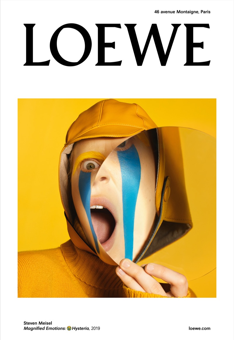 Julia Nobis fronts Loewe's fall-winter 2019 campaign.