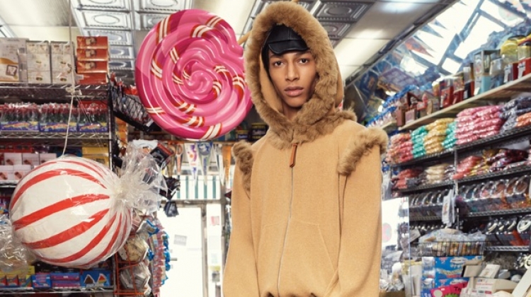 Yassine Jaajoui & Julia Nobis Front Loewe Fall ’19 Campaign