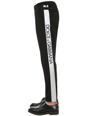 Logo Tape Cotton Gabardine Pants Logo Tape Cotton Gabardine Pants