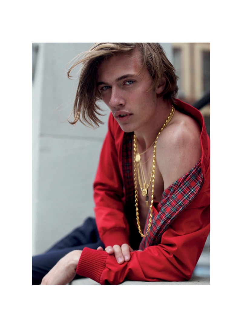 Lucky Blue Smith L'Officiel Hommes Brasil Editorial