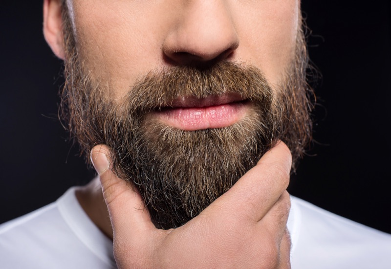 Man Beard Closeup