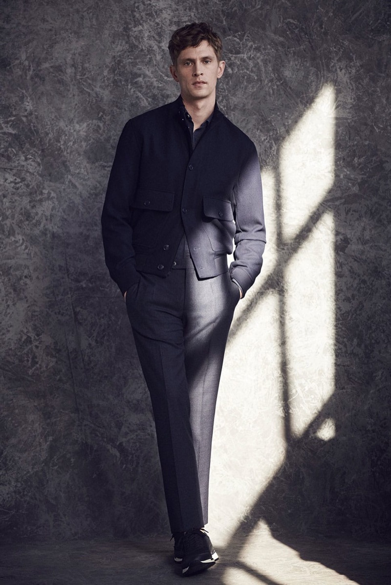 Spanish brand Massimo Dutti connects with Mathias Lauridsen to showcase its latest menswear.