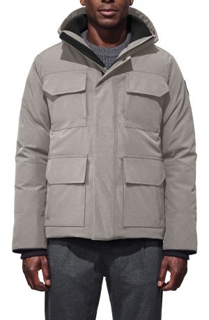 Men's Canada Goose 'Maitland' Slim Fit Down Fill Parka, Size X-Large - Grey Men's Canada Goose 'Maitland' Slim Fit Down Fill Parka, Size X-Large - Grey
