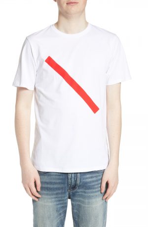 Men's Saturdays Nyc Slash Graphic T-Shirt, Size Small - White Men's Saturdays Nyc Slash Graphic T-Shirt, Size Small - White