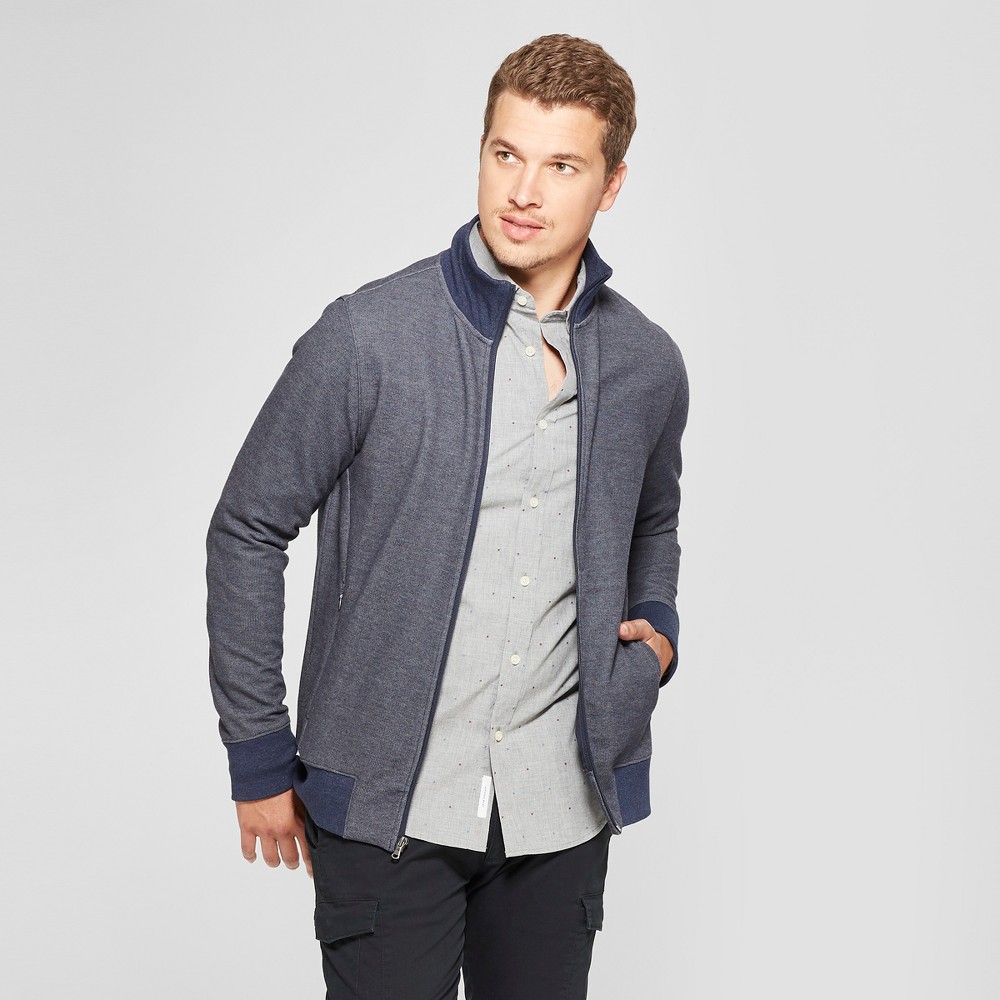Men’s Standard Fit Long Sleeve Full Zip Track Jacket – Goodfellow & Co ...
