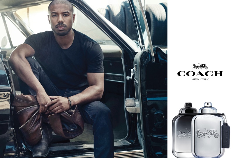 Michael B Jordan stars in a new fragrance campaign for Coach.