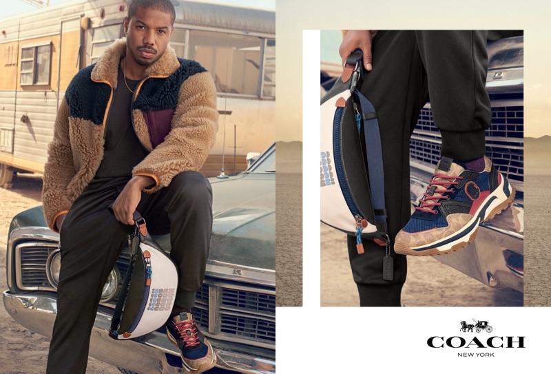 Actor Michael B Jordan fronts Coach's spring-summer 2019 campaign.