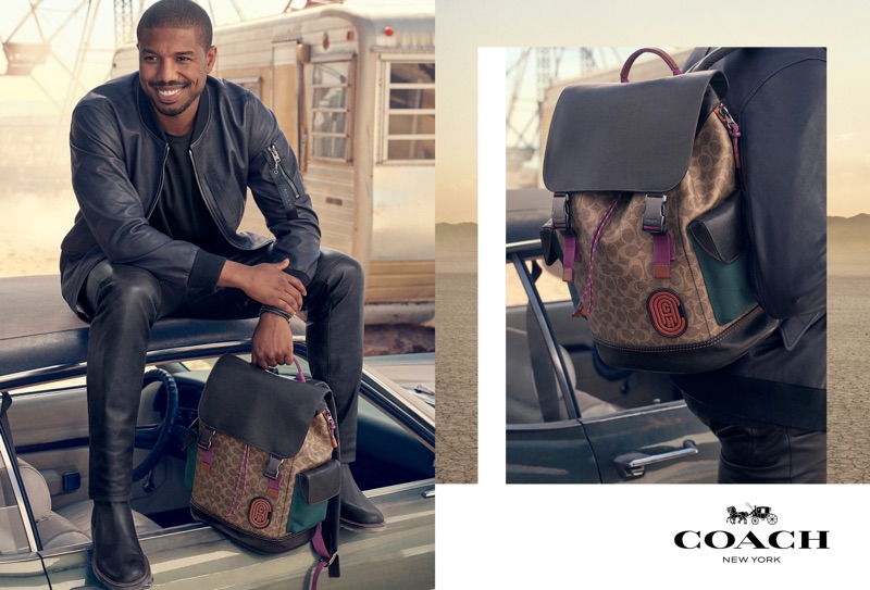 Coach enlists Michael B Jordan as the star of its spring-summer 2019 campaign.