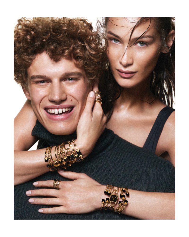 Timo Baumann and Bella Hadid star in the Michael by Michael Kors spring-summer 2019 campaign.