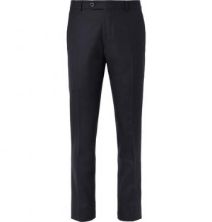 Mr P. - Navy Worsted Wool Suit Trousers - Men - Navy Mr P. - Navy Worsted Wool Suit Trousers - Men - Navy