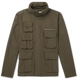 Mr P. - Water-Repellent Cotton-Blend Ripstop Field Jacket - Men - Green Mr P. - Water-Repellent Cotton-Blend Ripstop Field Jacket - Men - Green