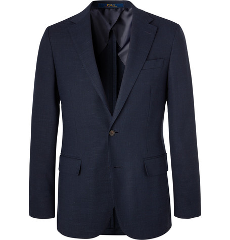 Polo Ralph Lauren – Navy Slim-Fit Unstructured Woven Blazer – Men ...