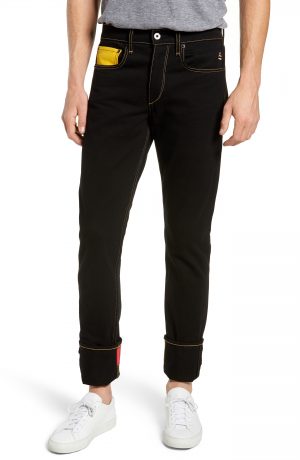 Rag & Bone Mickey Mouse Unisex Slim Fit Jeans, Size 33 - Black Rag & Bone Mickey Mouse Unisex Slim Fit Jeans, Size 33 - Black