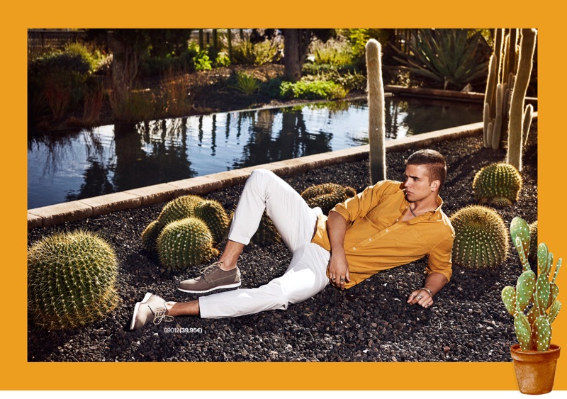 Model River Viiperi stars in the spring-summer 2019 campaign of Refresh Shoes.