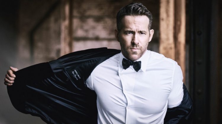 Ryan Reynolds photographed by Matthew Brookes for Armani Code Absolu