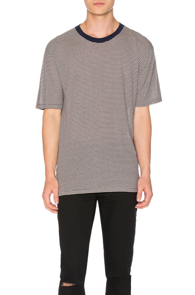 Saint laurent striped online tee