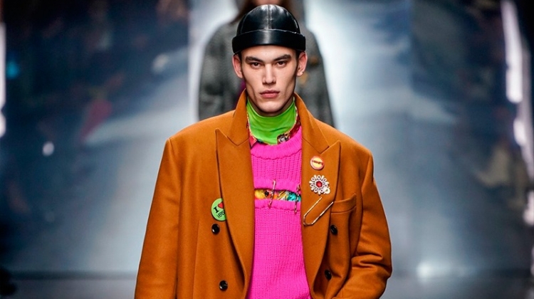 Versace Makes a Bold Sporty Splash with Fall ’19 Collection