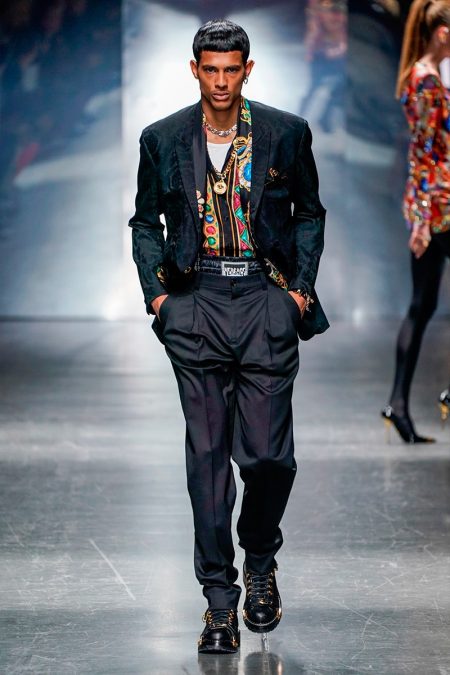Versace Makes a Bold Sporty Splash with Fall '19 Collection