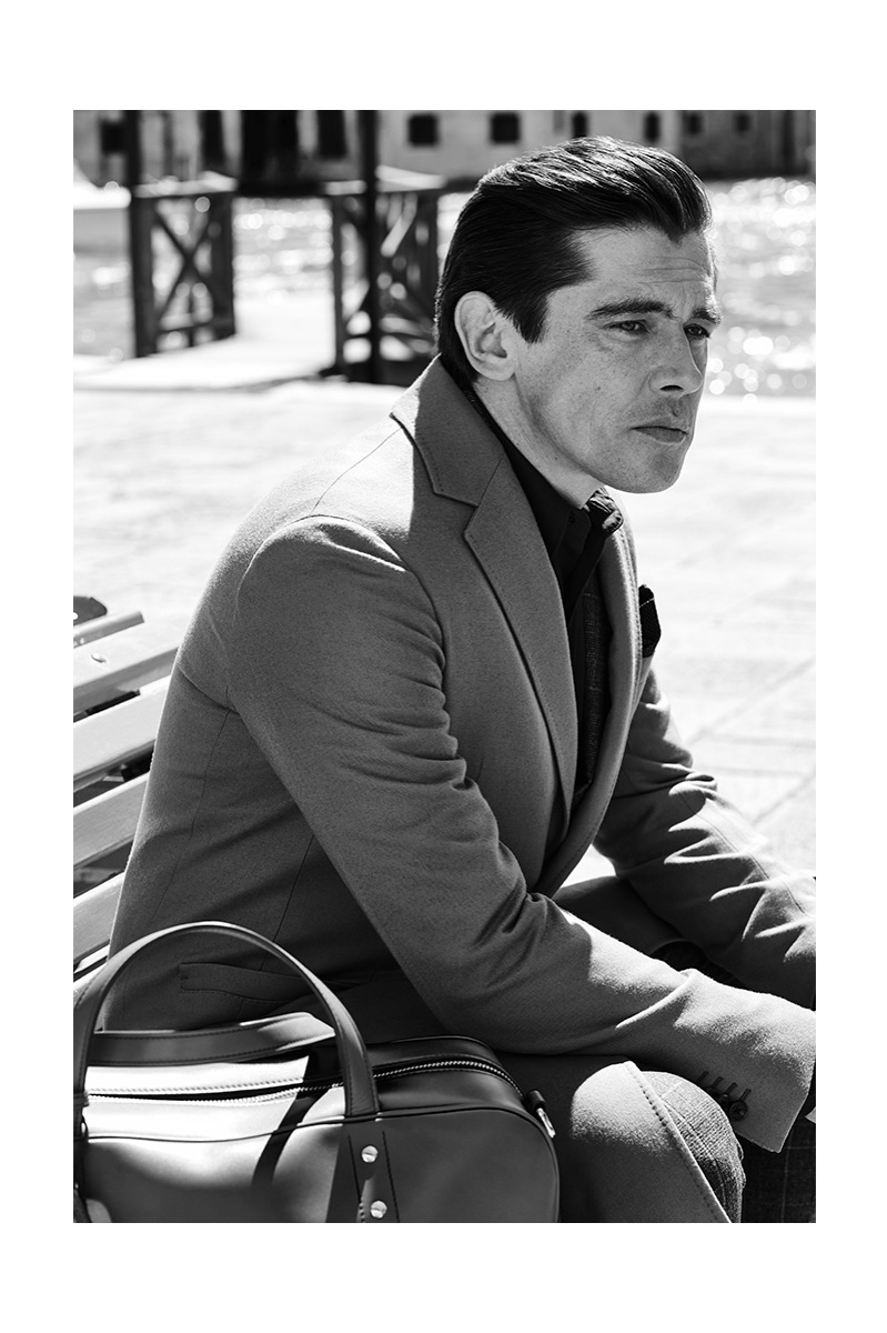 Werner Schreyer Dons Classic Menswear for Wall Street Italia